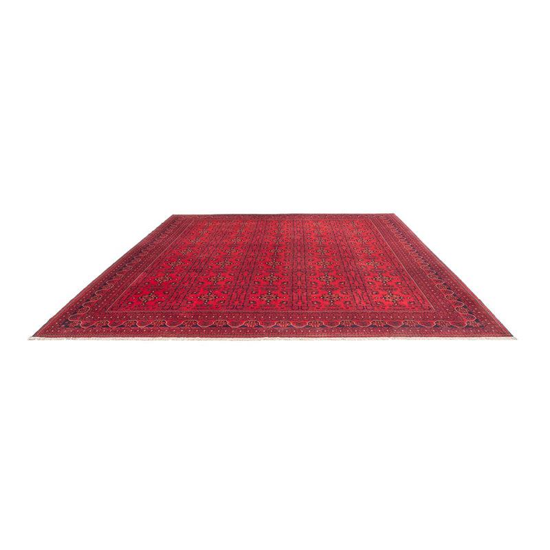Afghansk tæppe - Kunduz - 382 x 309 cm - rød