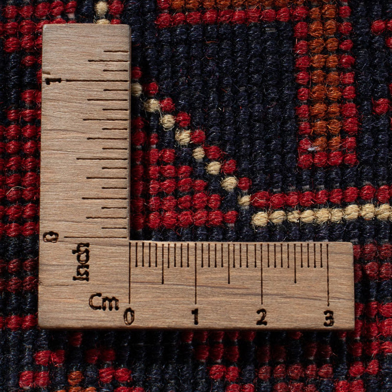 Afghansk tæppe - Kunduz - 382 x 309 cm - rød