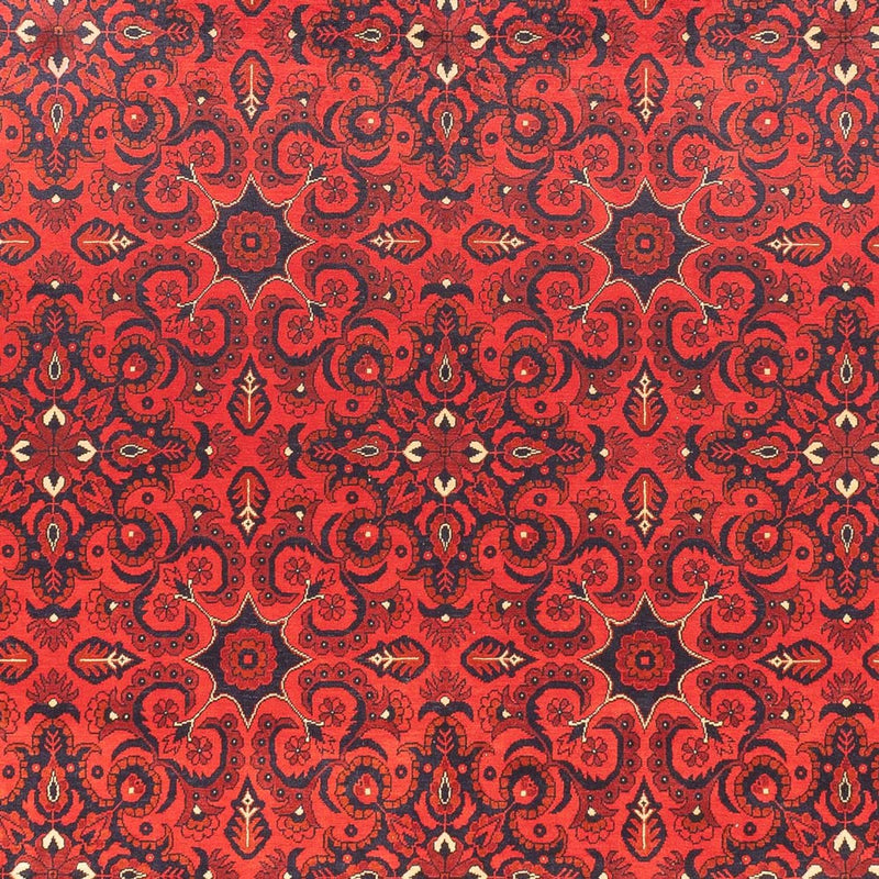 Afghansk tæppe - Kunduz - 379 x 297 cm - rød