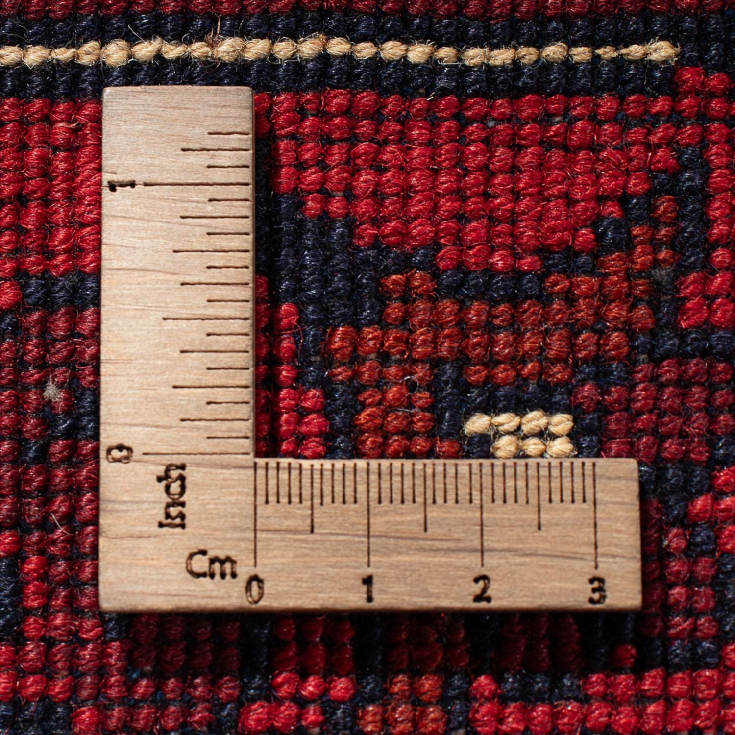 Afghansk tæppe - Kunduz - 379 x 297 cm - rød