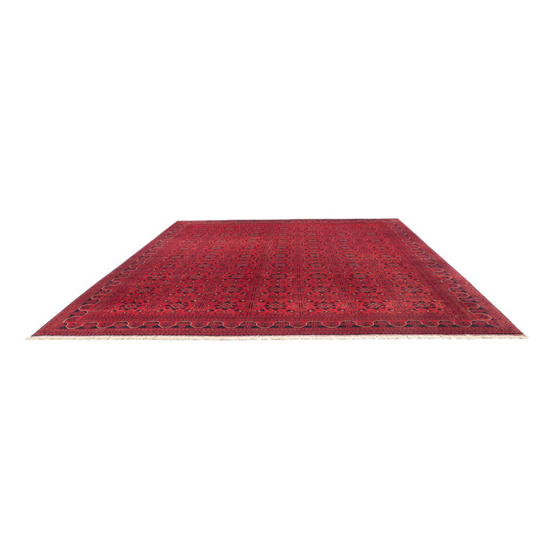 Afghansk tæppe - Kunduz - 383 x 300 cm - rød