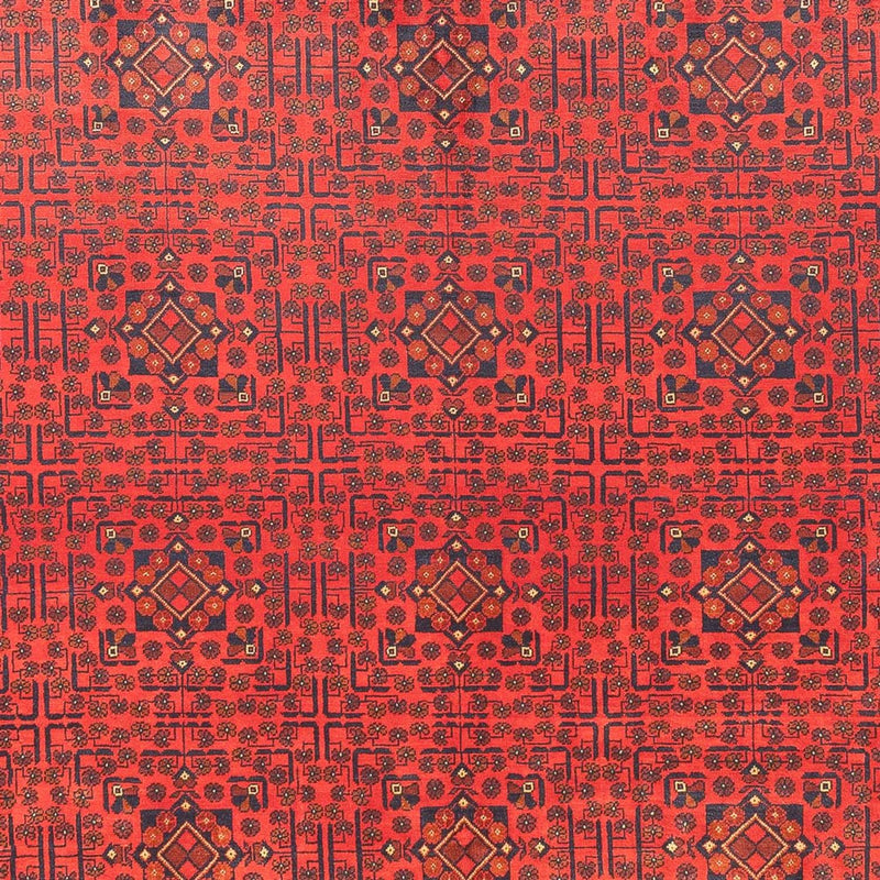Afghansk tæppe - Kunduz - 376 x 294 cm - rød