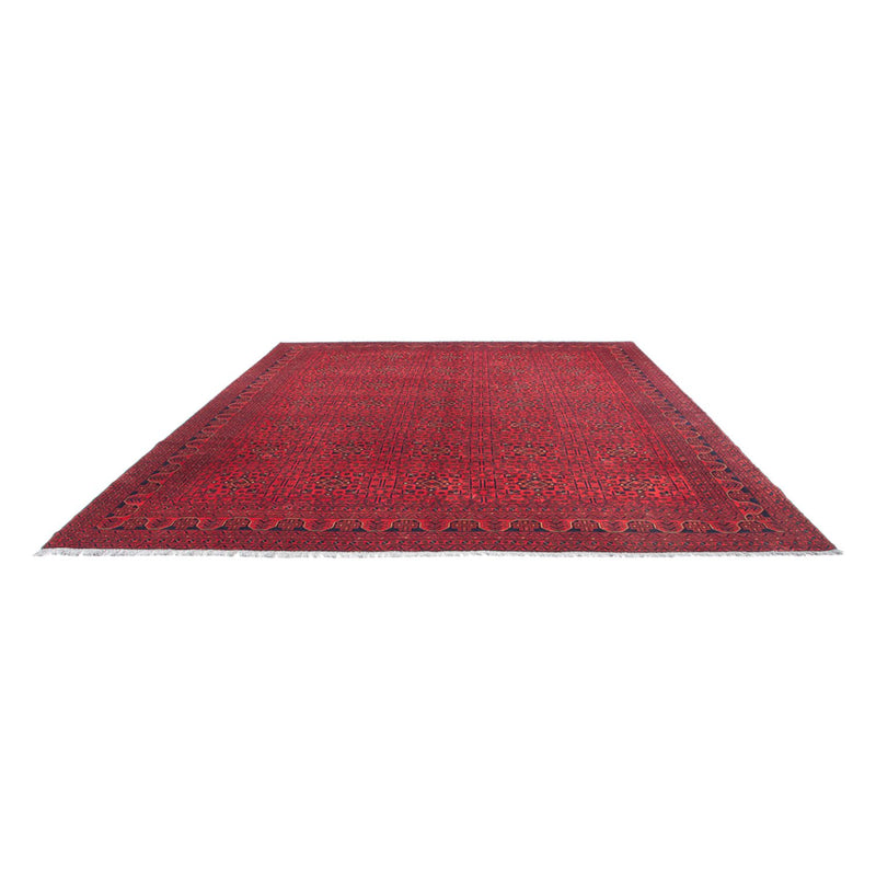Afghansk tæppe - Kunduz - 376 x 294 cm - rød