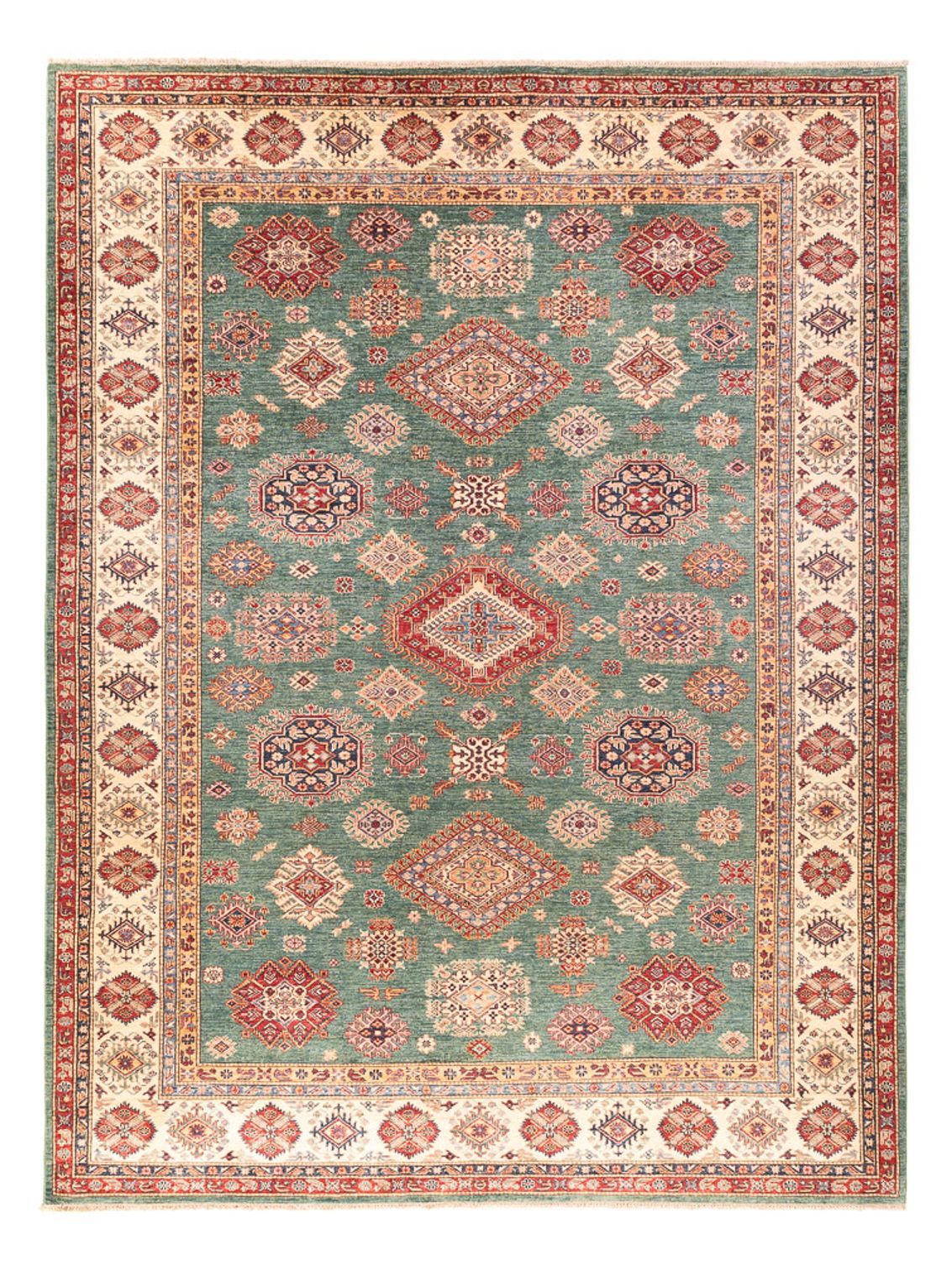 Ziegler Carpet - Kazak - 366 x 276 cm - mintgrøn