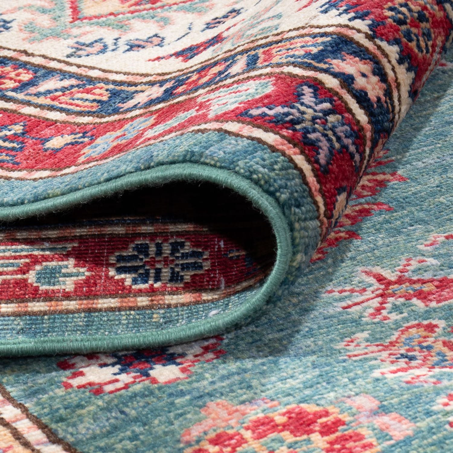 Ziegler Carpet - Kazak - 366 x 276 cm - mintgrøn