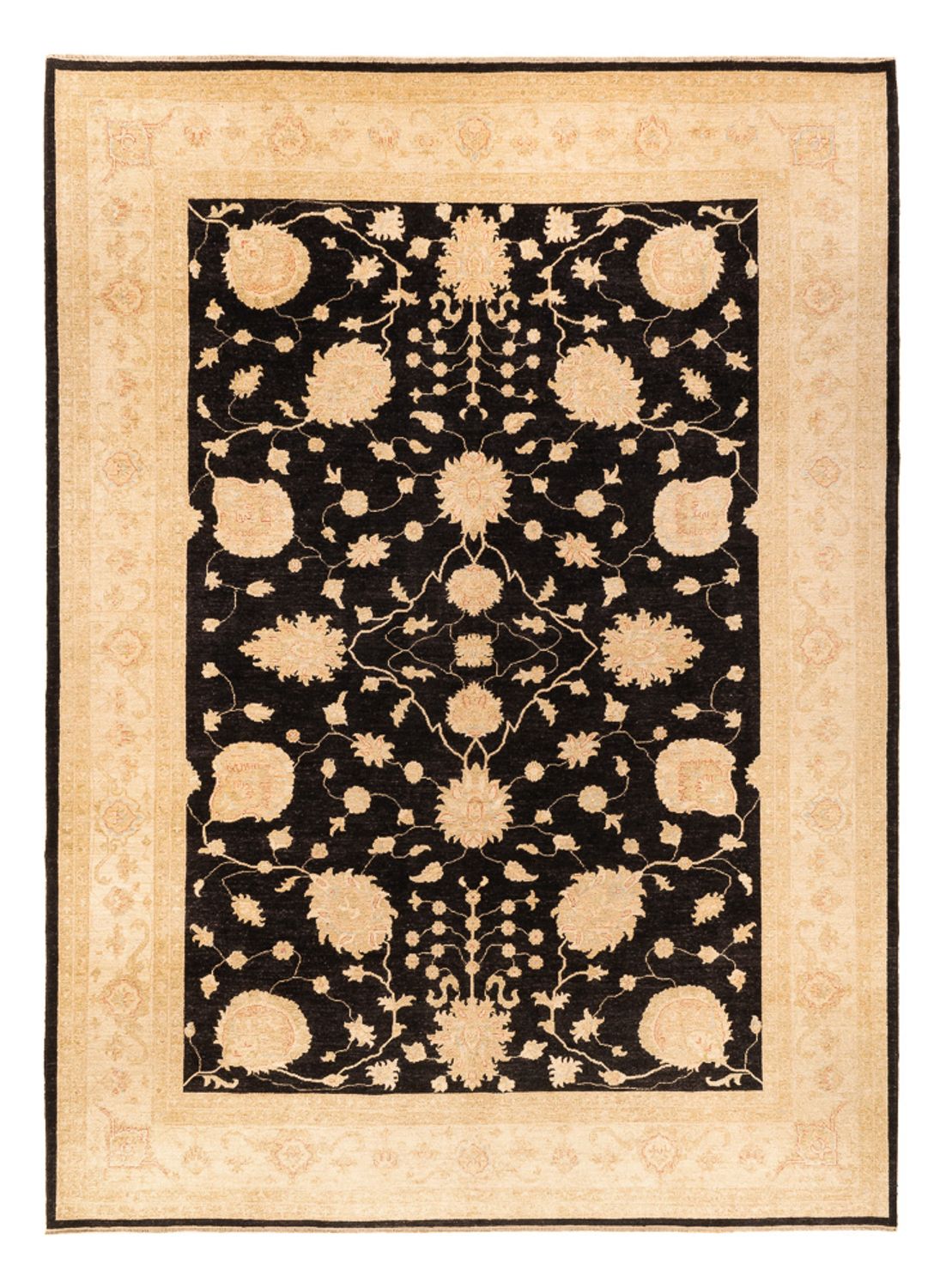 Ziegler Carpet - 378 x 272 cm - sort