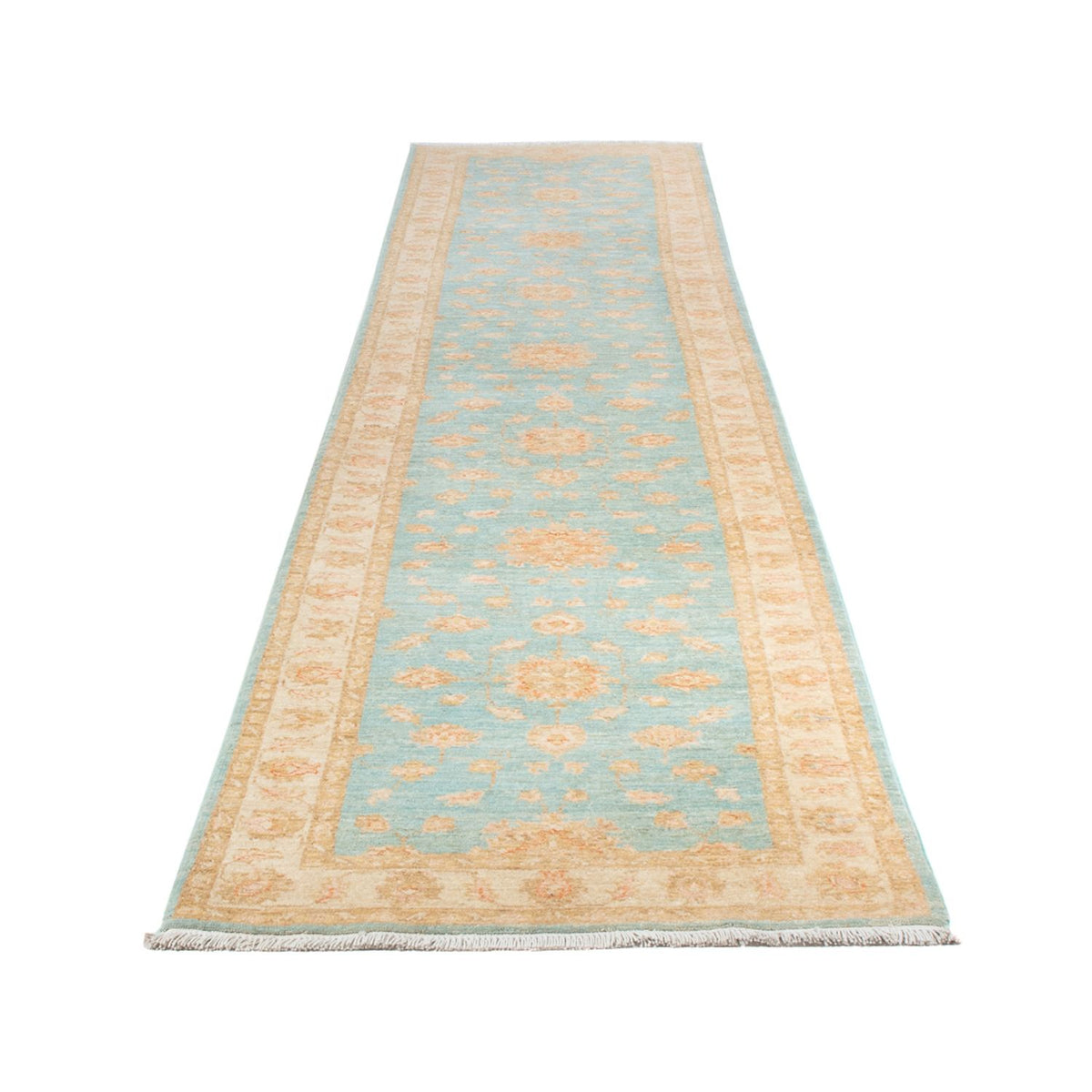 Løber Ziegler Carpet - 400 x 77 cm - turkis