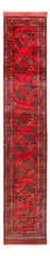 Løber Afghansk tæppe - 395 x 75 cm - rød