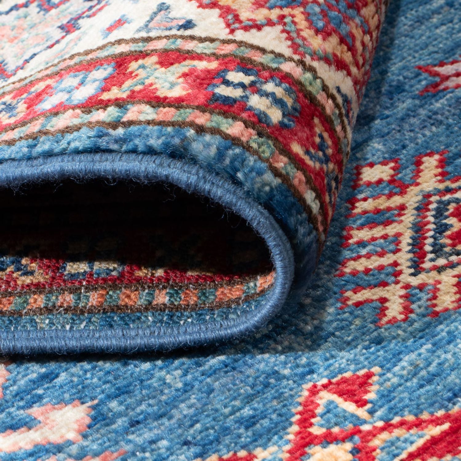 Løber Ziegler Carpet - Kazak - 404 x 87 cm - blå