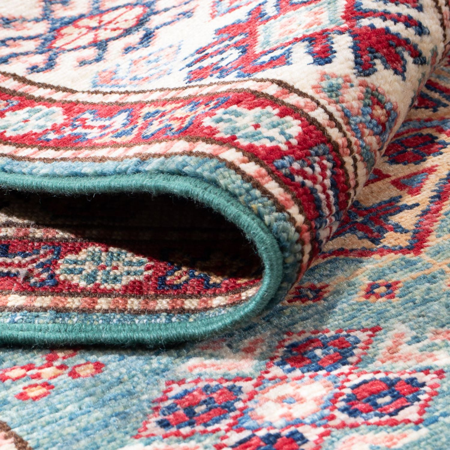 Løber Ziegler Carpet - Kazak - 294 x 84 cm - turkis