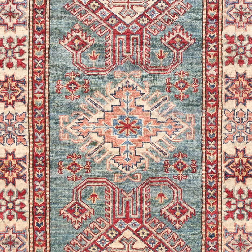 Løber Ziegler Carpet - Kazak - 327 x 78 cm - lysegrøn