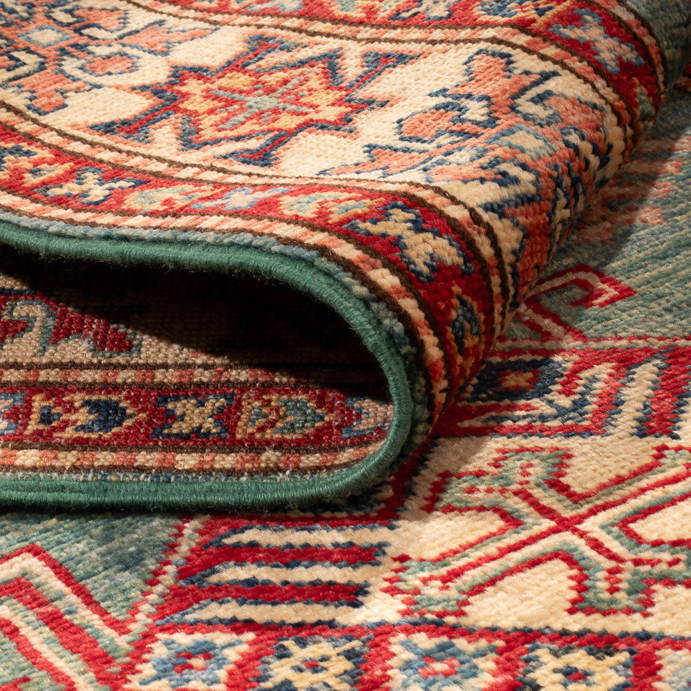 Løber Ziegler Carpet - Kazak - 327 x 78 cm - lysegrøn
