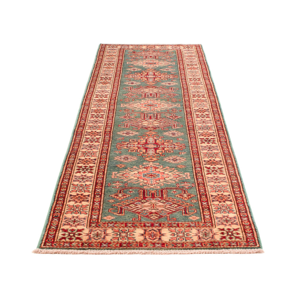 Løber Ziegler Carpet - Kazak - 327 x 78 cm - lysegrøn