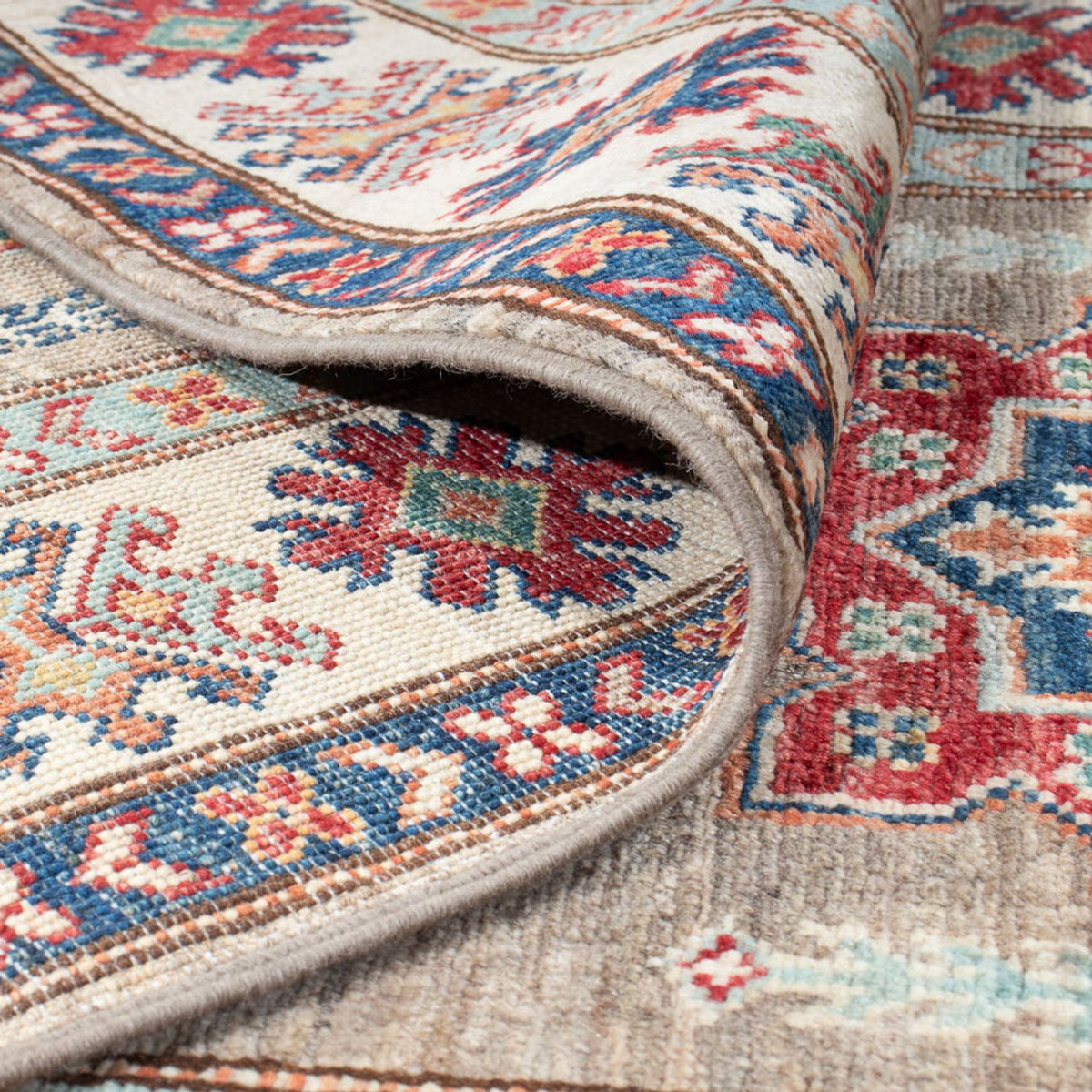 Løber Ziegler Carpet - Kazak - 305 x 83 cm - lysegrå