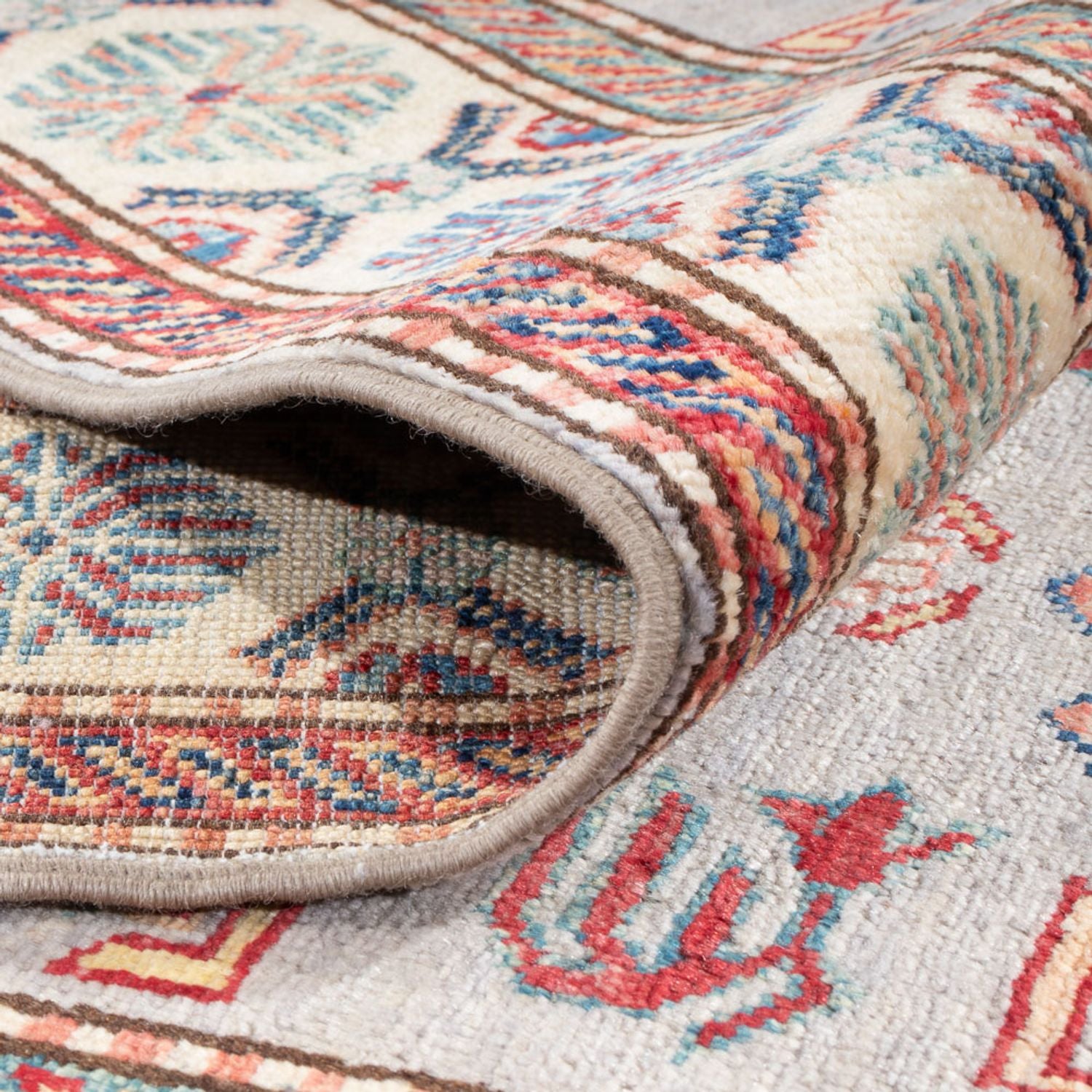 Løber Ziegler Carpet - Kazak - 306 x 80 cm - lys brun