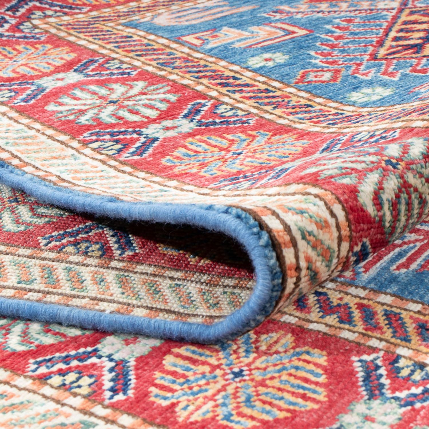 Løber Ziegler Carpet - Kazak - 302 x 79 cm - blå
