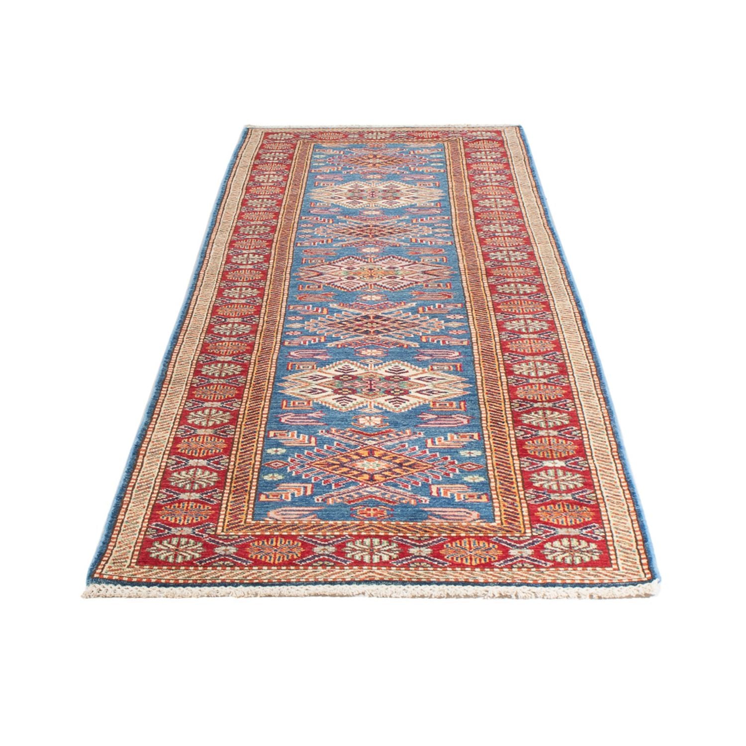 Løber Ziegler Carpet - Kazak - 302 x 80 cm - blå