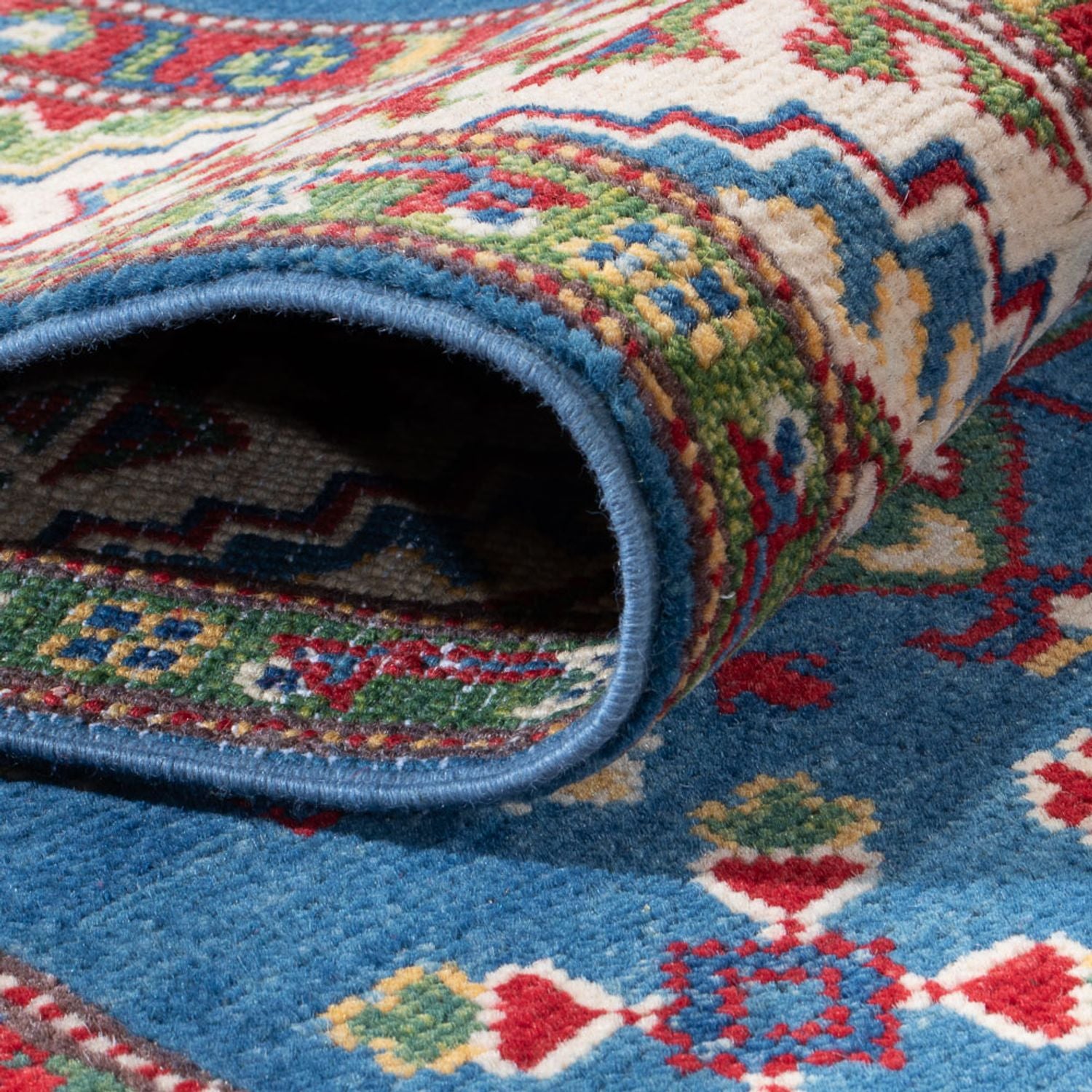 Løber Ziegler Carpet - Kazak - 403 x 78 cm - mørkeblå