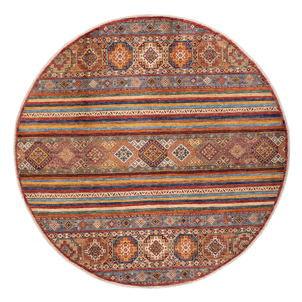Ziegler Carpet - Shal rundt  - 202 x 202 cm - flerfarvet