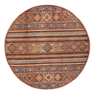 Ziegler Carpet - Shal rundt  - 202 x 202 cm - flerfarvet