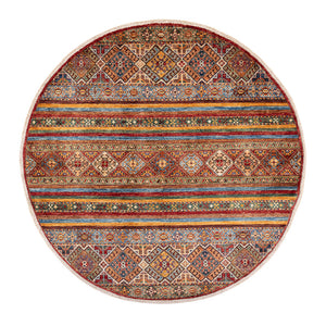 Ziegler Carpet - Shal rundt  - 151 x 152 cm - flerfarvet