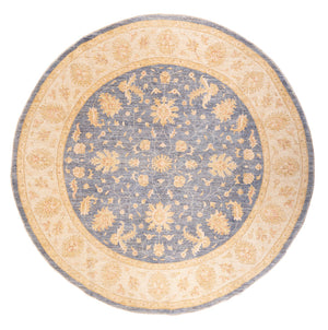 Ziegler Carpet rundt  - 247 x 248 cm - benzinblå