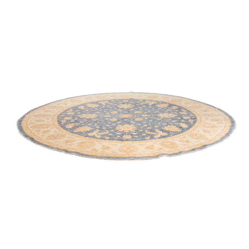 Ziegler Carpet rundt  - 247 x 248 cm - benzinblå