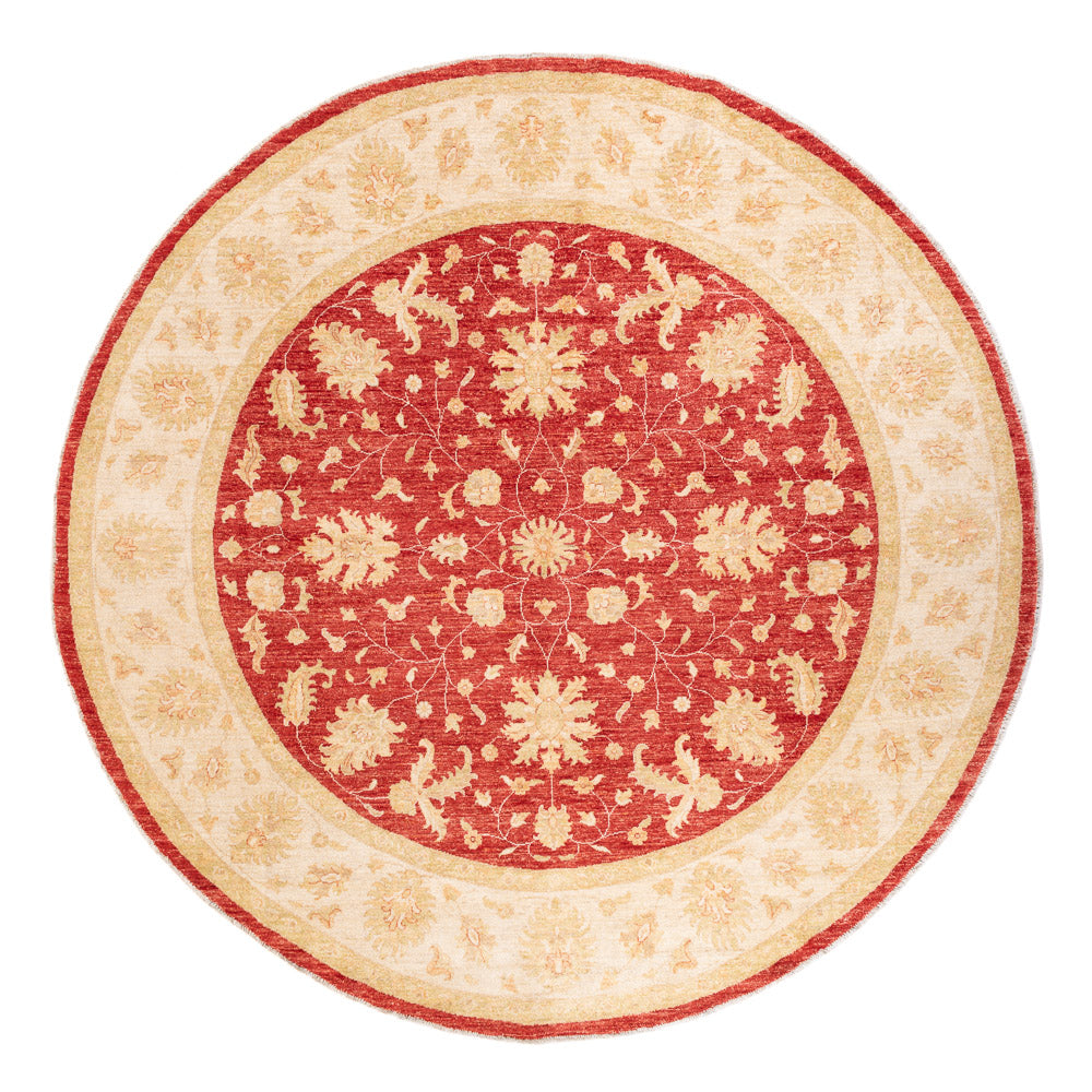 Ziegler Carpet rundt  - 247 x 247 cm - rød