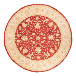Ziegler Carpet rundt  - 247 x 247 cm - rød