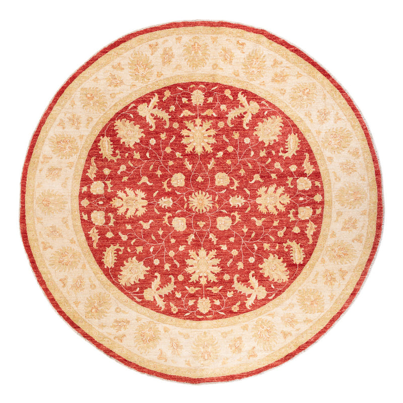 Ziegler Carpet rundt  - 247 x 247 cm - rød