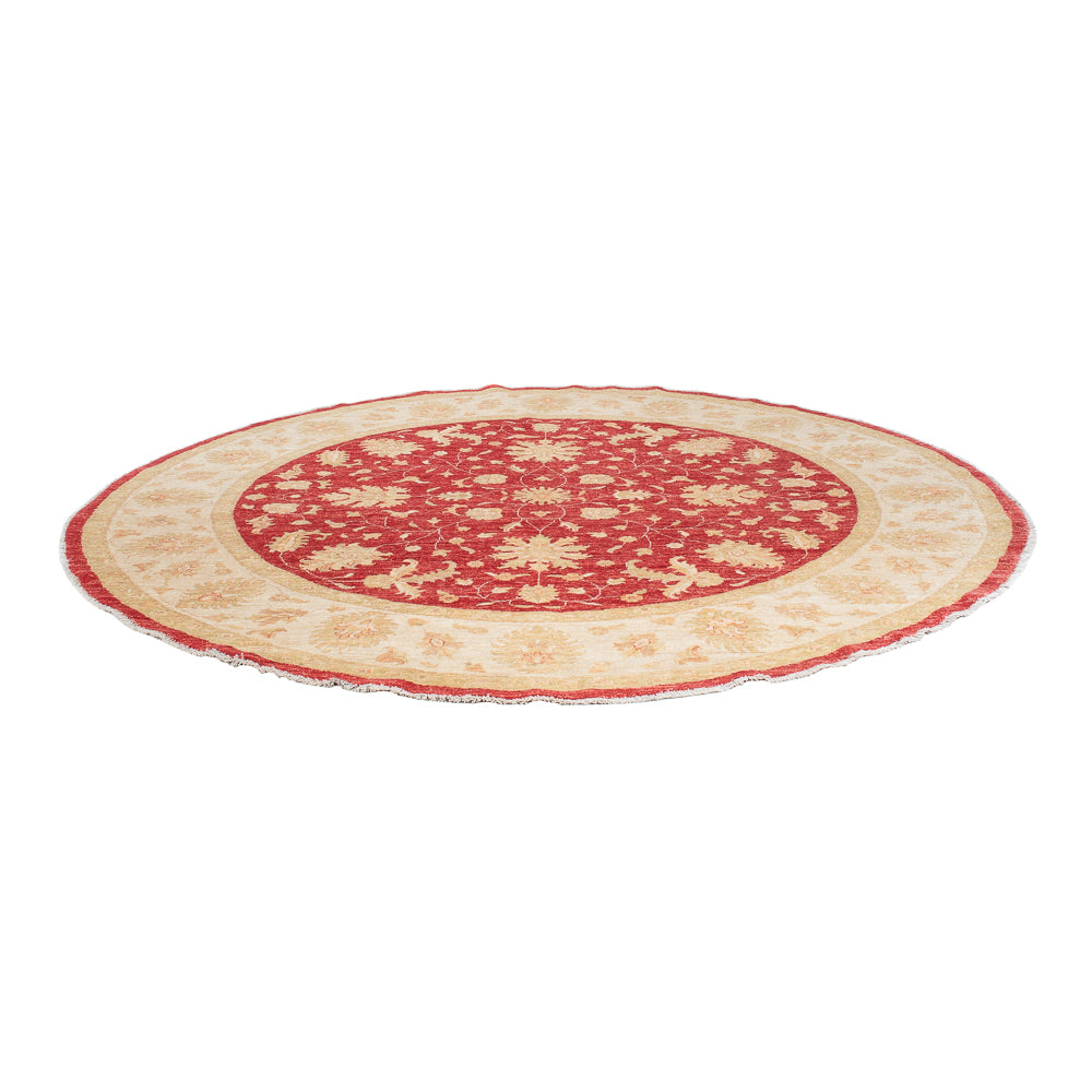Ziegler Carpet rundt  - 247 x 247 cm - rød