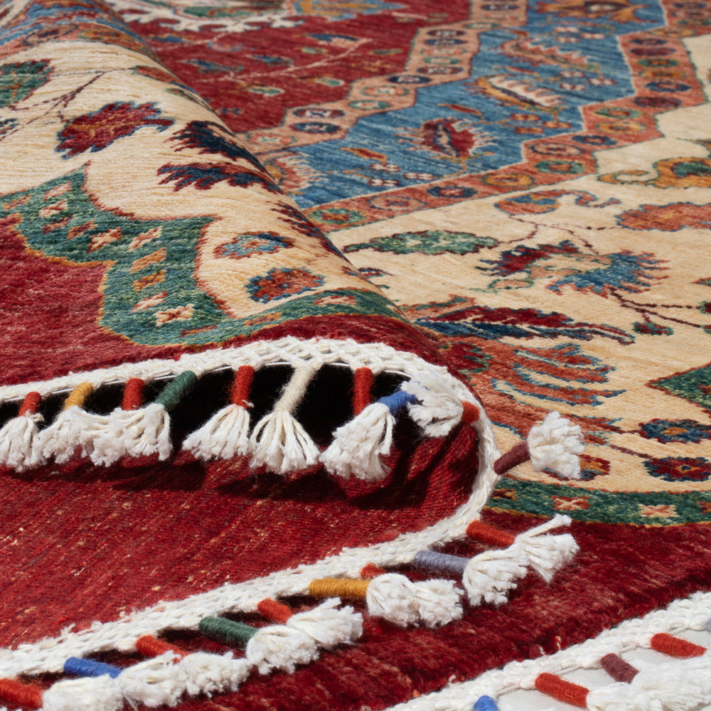 Ziegler Carpet - Kazak rundt  - 302 x 297 cm - flerfarvet