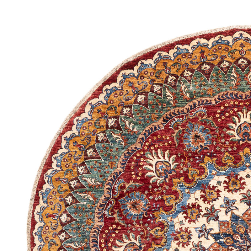Ziegler Carpet - Kazak rundt  - 268 x 270 cm - flerfarvet