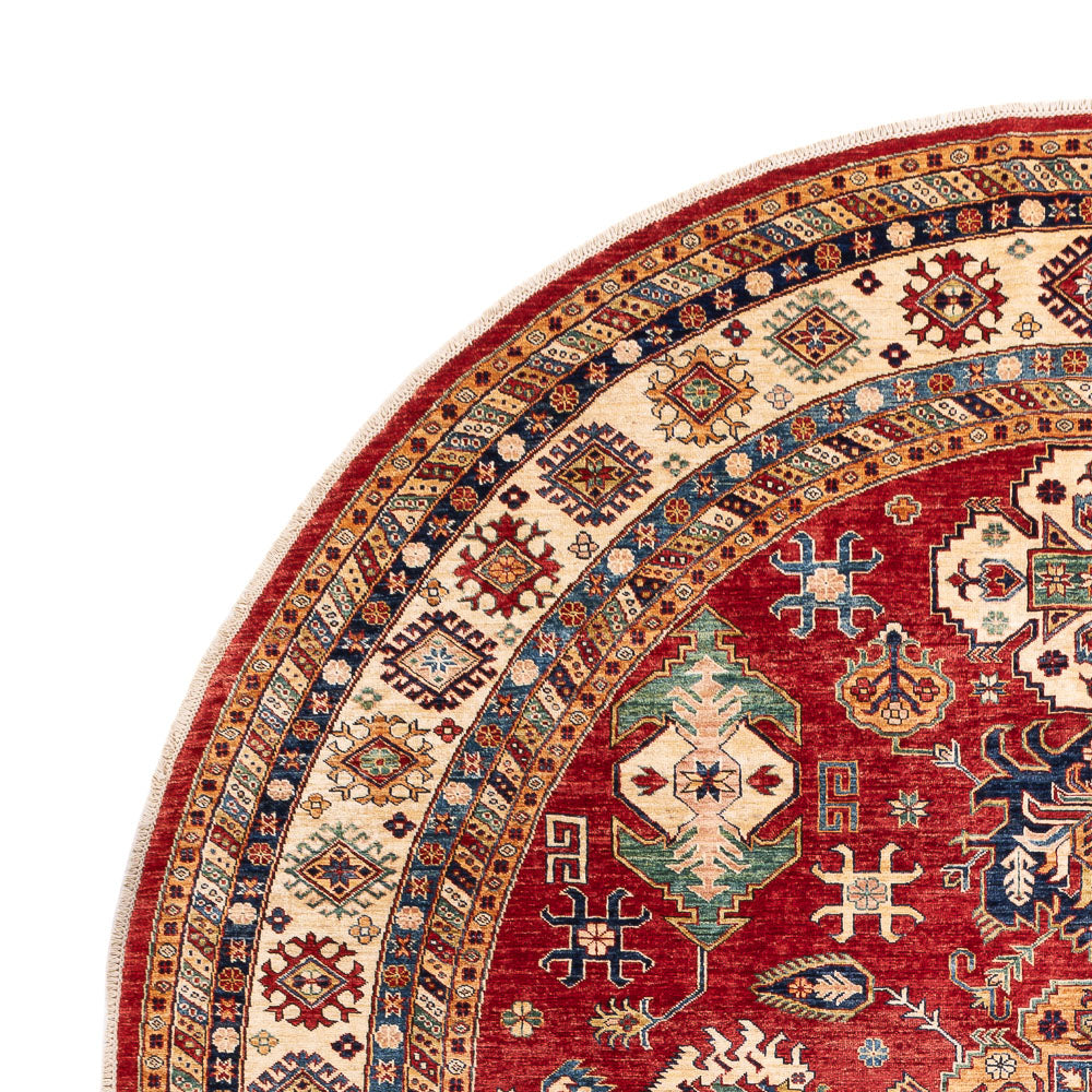 Ziegler Carpet - Kazak rundt  - 306 x 306 cm - flerfarvet