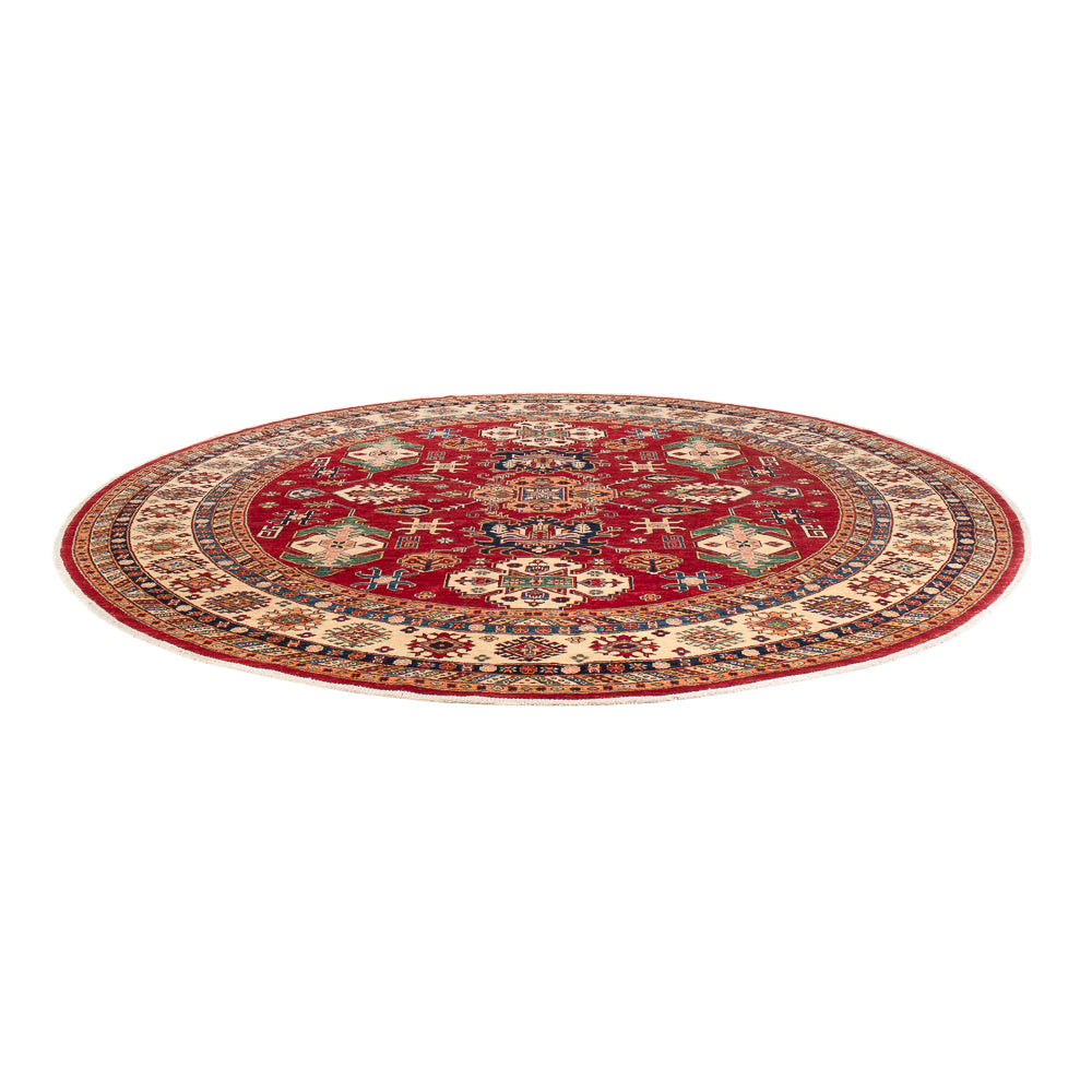 Ziegler Carpet - Kazak rundt  - 306 x 306 cm - flerfarvet