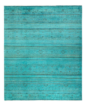 Ziegler Tæppe - Moderne - Vintage / farvet - 248 x 202 cm - turkis