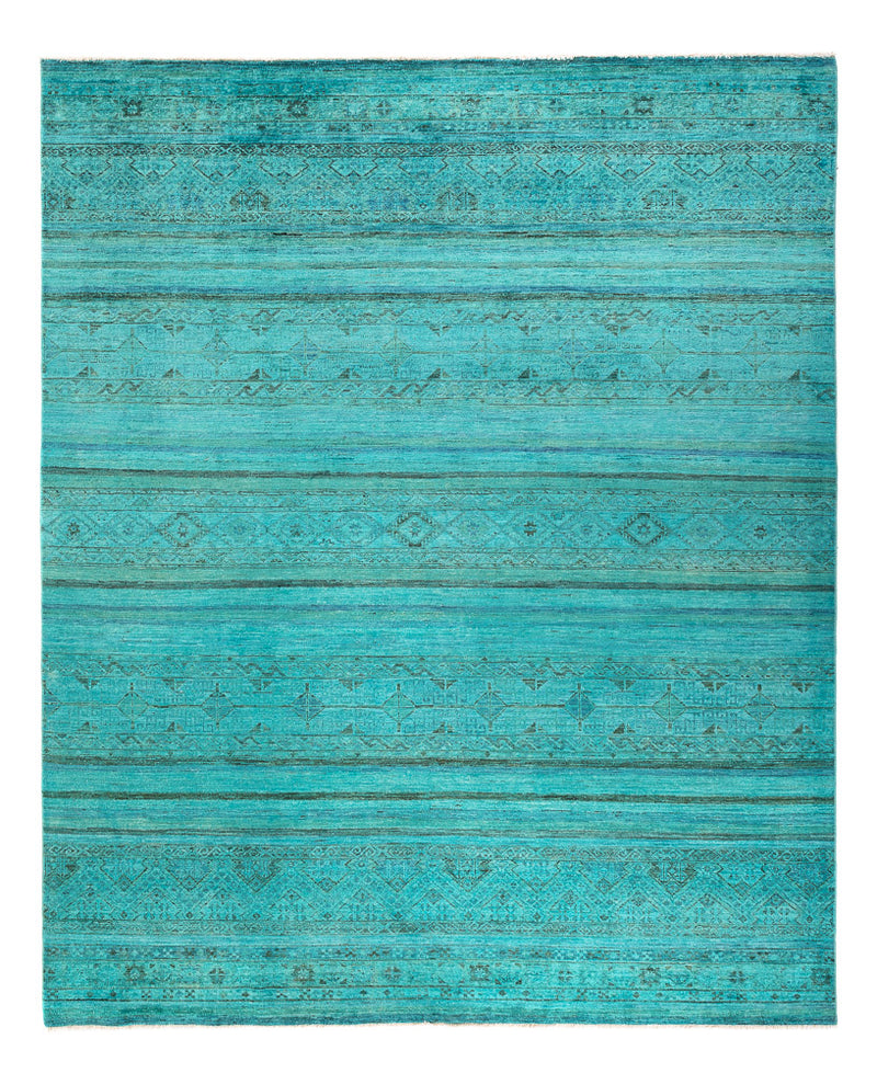 Ziegler Tæppe - Moderne - Vintage / farvet - 248 x 202 cm - turkis