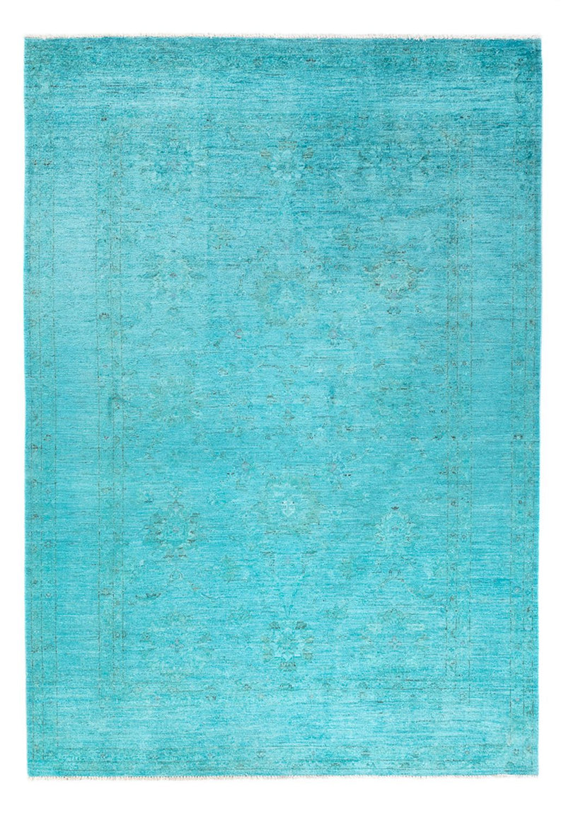 Ziegler Tæppe - Moderne - Vintage / farvet - 249 x 171 cm - turkis