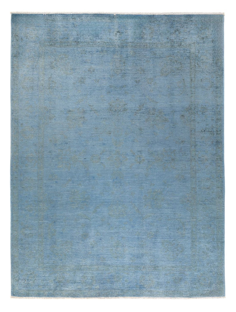 Ziegler Tæppe - Moderne - Vintage / farvet - 231 x 169 cm - havblå