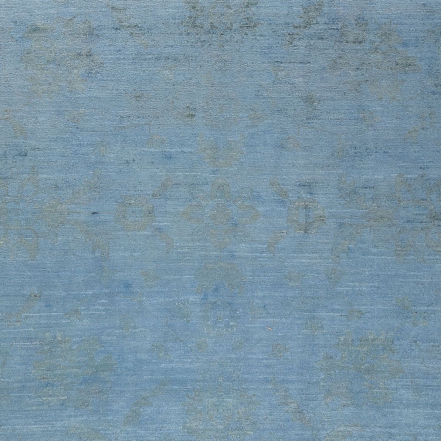 Ziegler Tæppe - Moderne - Vintage / farvet - 231 x 169 cm - havblå