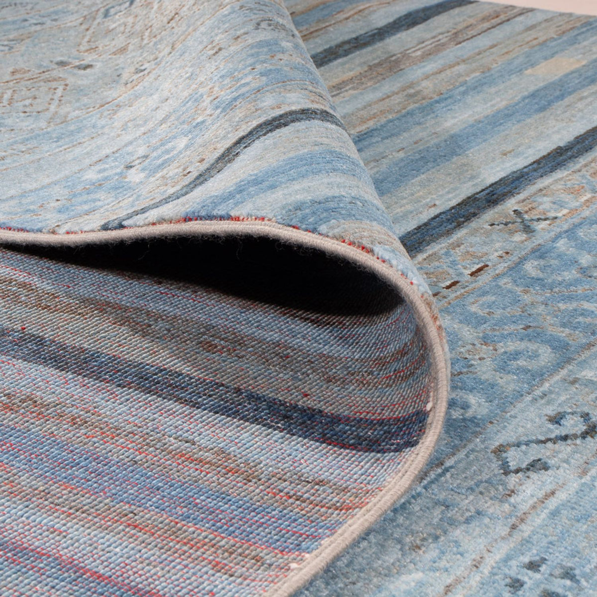 Ziegler Tæppe - Moderne - 241 x 170 cm - havblå