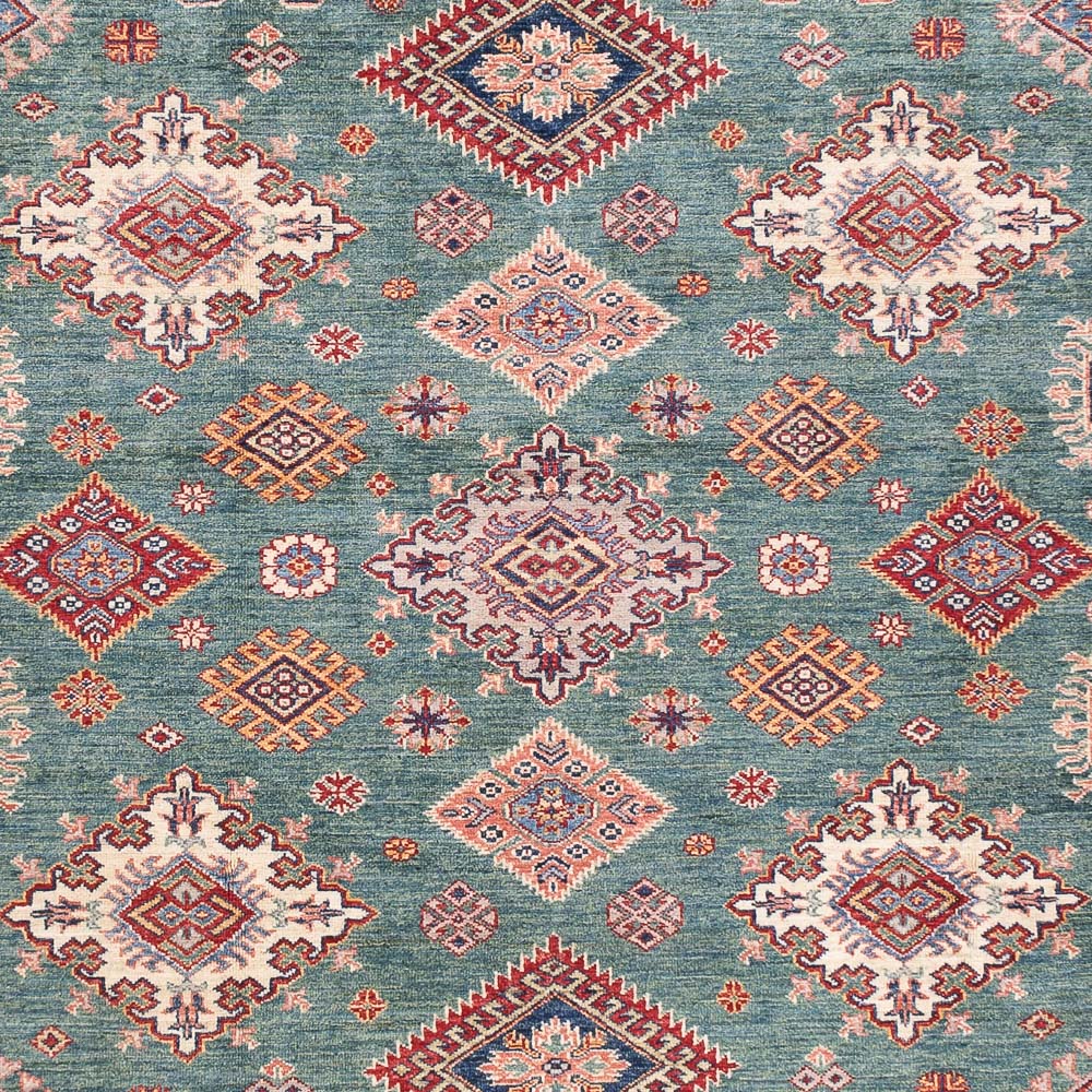Ziegler Carpet - Kazak - 304 x 245 cm - lysegrøn