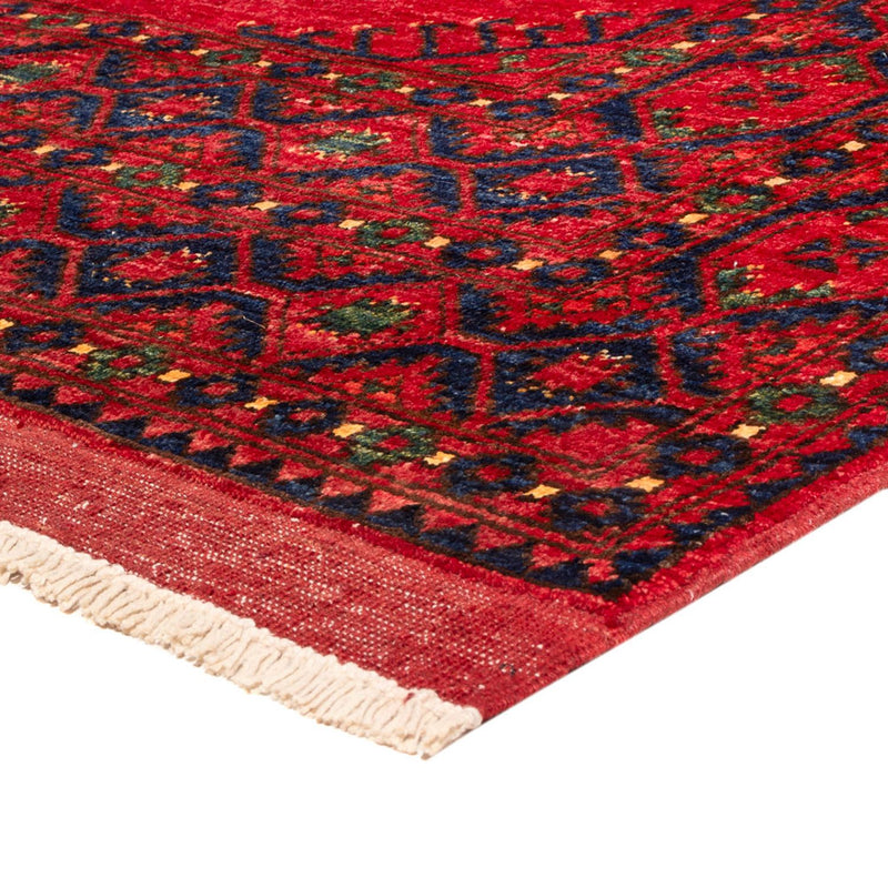 Afghansk tæppe - 301 x 255 cm - rød