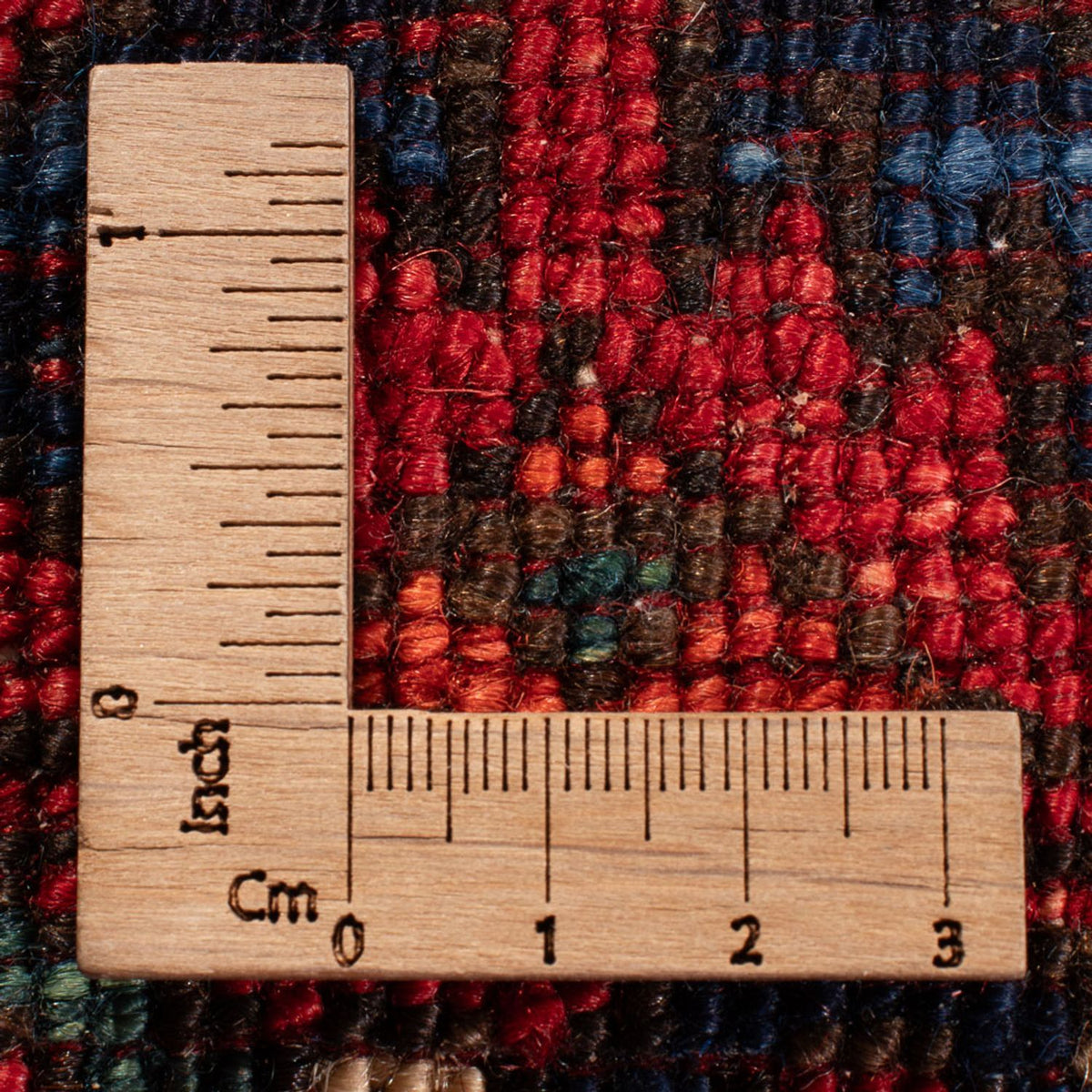 Afghansk tæppe - 300 x 251 cm - rød