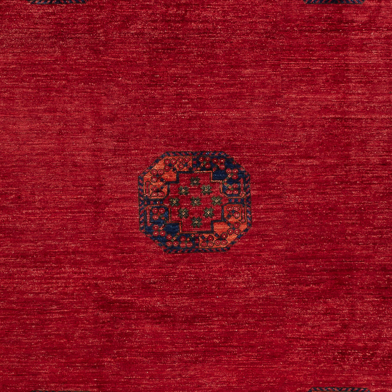 Afghansk tæppe - Kunduz - 312 x 258 cm - rød