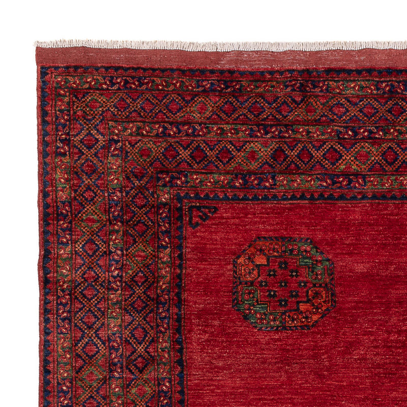 Afghansk tæppe - Kunduz - 312 x 258 cm - rød