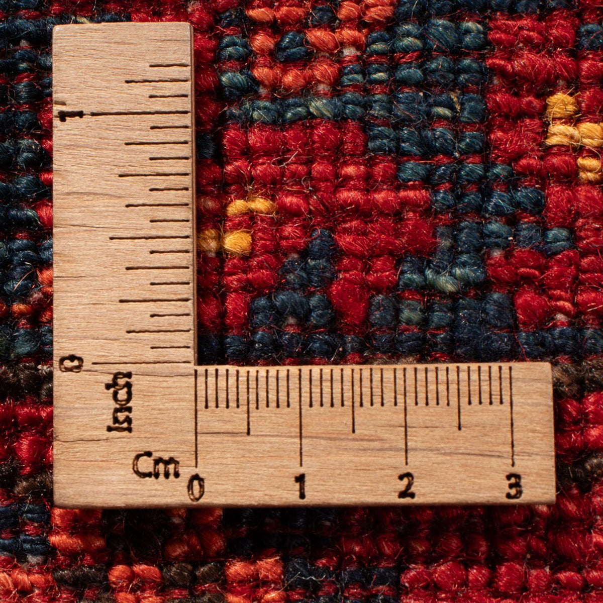 Afghansk tæppe - 298 x 257 cm - rød