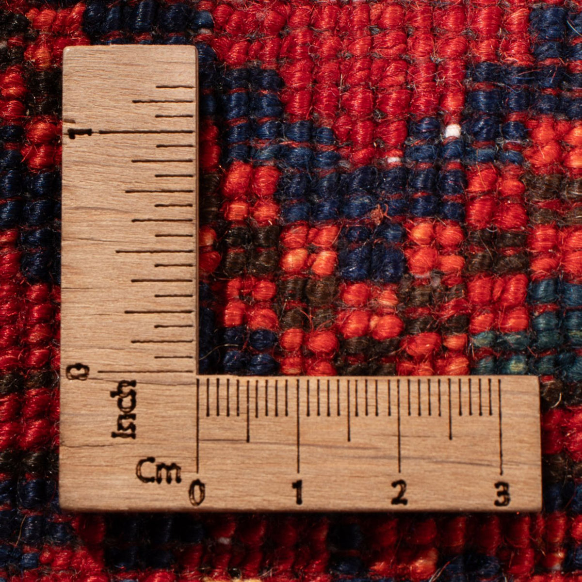 Afghansk tæppe - 297 x 256 cm - rød