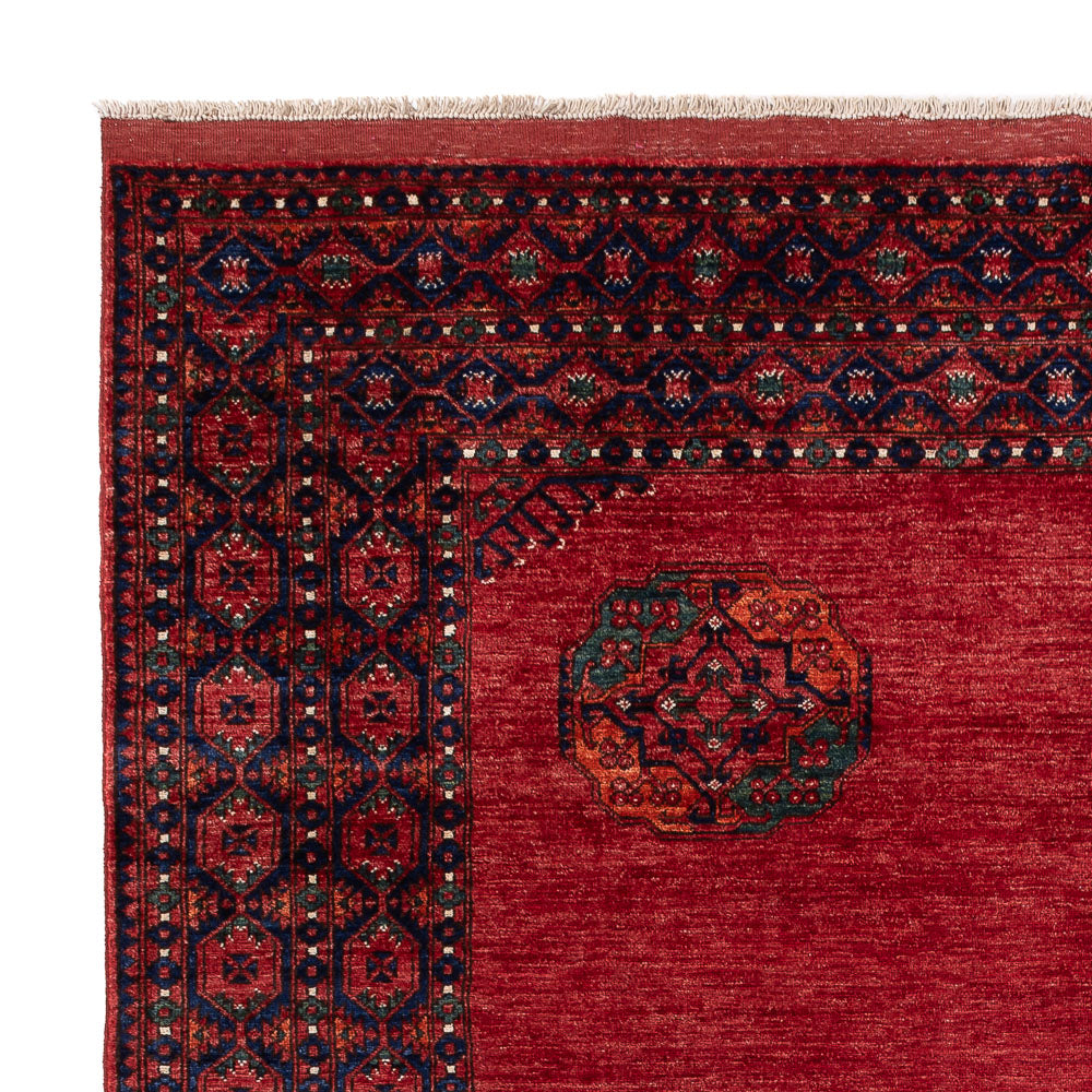 Afghansk tæppe - Kunduz - 313 x 259 cm - rød