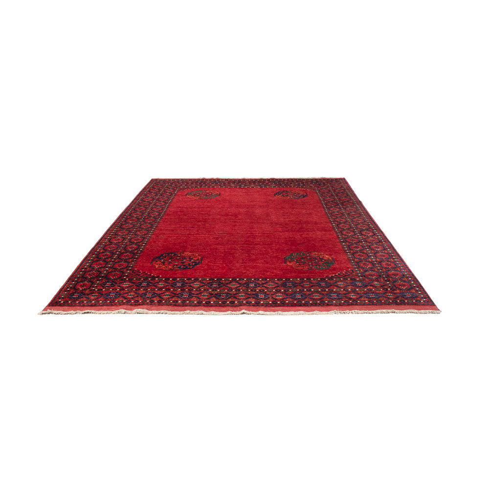 Afghansk tæppe - Kunduz - 313 x 259 cm - rød